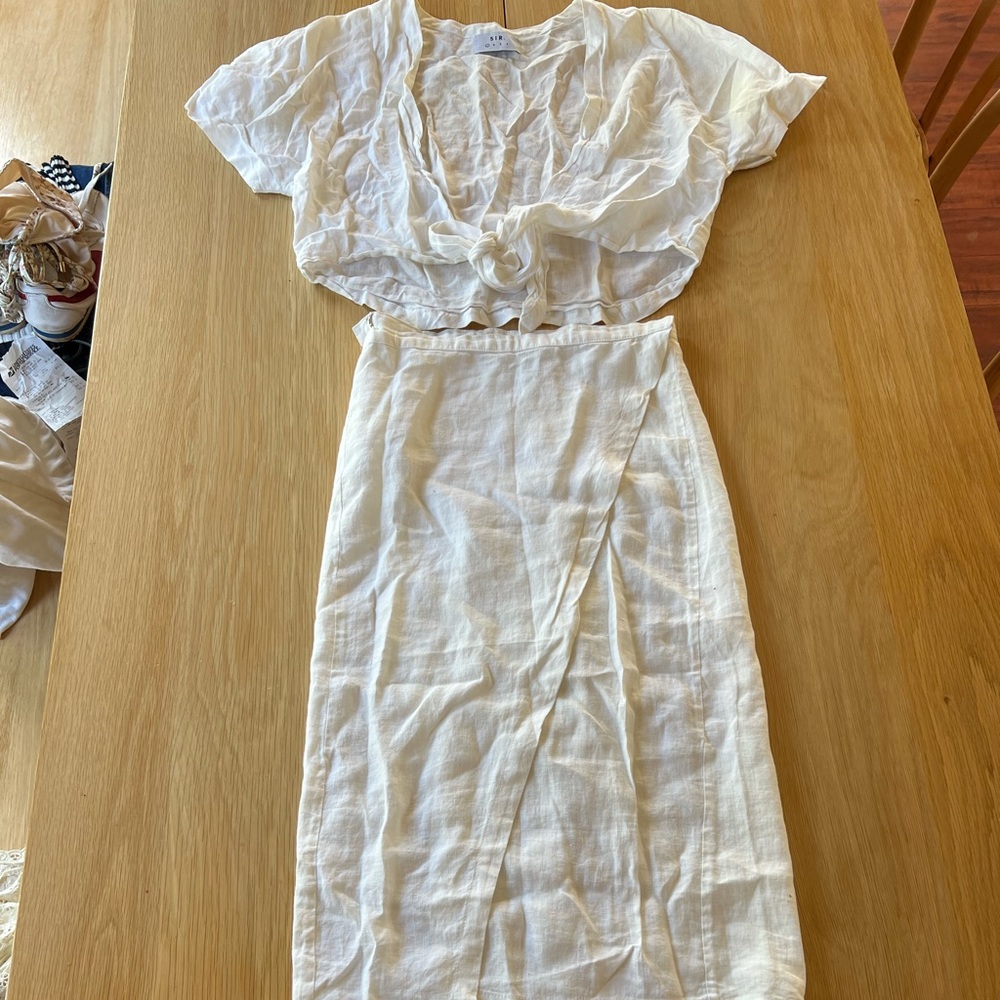 SIR the label Linen wrap set sz 1/2
